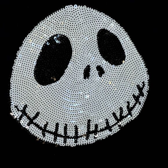 The Nightmare Before Christmas Jack Skellington Sequin Sweatshirt | Small - Picture 2 of 7